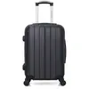 bluestar - valise cabine napoli 55 cm 4 roues - noir