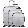 Set de 3 valises BLUESTAR OTTAWA Gris en ABS