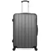 BLUESTAR - Valise Grand Format ABS NAPOLI 4 Roues 75 cm - GRIS FONCE