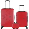 Wave Paris - Lot de 2 Valises weekend, cabine et Vanity Amazone bordea...