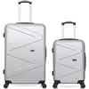 Wave Paris - Lot de 2 Valises grand format et cabine Amazone grises OS