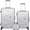 Wave Paris - Lot de 2 Valises grand format, weekend et Vanity Amazone ...