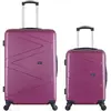 Wave Paris - Lot de 2 Valises grand format et cabine Amazone prunes OS