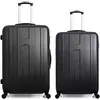 Hero - Lot de 2 Valises grand format et weekend Atlanta noires OS
