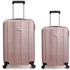 Hero - Lot de 2 Valises weekend et cabine Atlanta rose doré OS