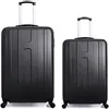 Hero - Lot de 2 Valises weekend et cabine Atlanta noires OS