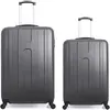 Hero - Lot de 2 Valises weekend et cabine Atlanta gris foncé OS