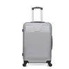 WAVE PARIS - valise weekend abs selenga 4 roues 65 cm - gris