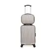 SWISS KOPPER Set de 2 valises - WAVE PARIS - VOLGA-H - 4 roues - Beige