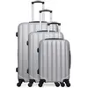 Set de 3 valises - HERO - HIMALAYA - 4 roues - Gris