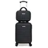 SWISS KOPPER Bluestar - Valise Cabine & Vanity 4 roues simples Brazilia-H 50/30 cm noirs T.U