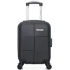 BLUESTAR - Valise Cabine XXS ABS MIAMI 4 Roues 46 cm - NOIR