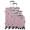 BLUESTAR - Set De 4 Valises MIAMI-M 75 cm 4 Roues - rose dore