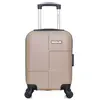Bluestar - Valise Cabine XXS 4 roues simples Miami 46 cm beige T.U