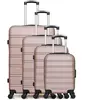 Hero - 4 Valises 4 roues simples Renoso-M 75/65/55/46 cm rose doré T.U