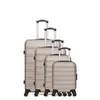 Hero - 4 Valises 4 roues simples Renoso-M 75/65/55/46 cm beiges T.U
