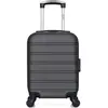 Hero - valise cabine xxs abs renoso 46 cm 4 roues - gris fonce