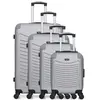 Set de 4 valises - WAVE PARIS - CONGO-M - 4 roues - Gris