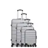 Hero - 4 Valises 4 roues simples Renoso-M 75/65/55/46 cm grises T.U