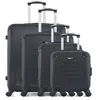 BLUESTAR - Set De 4 Valises OPERA-M 75 cm 4 Roues - noir