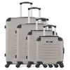 BLUESTAR - Set De 4 Valises OPERA-M 75 cm 4 Roues - beige