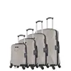 Bluestar - 4 Valises 4 roues simples Garibaldi-M 75/65/55/42 cm beiges T.U