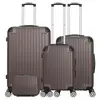Set de 4 valises - WAVE PARIS - TAGE-C - 4 roues - Marron