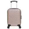 wave paris - valise cabine xxs lena 46 cm 4 roues - rose dore