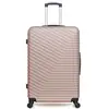 wave paris- valise grand format abs lena 75 cm - rose dore
