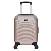 wave paris - valise cabine xxs congo 46 cm 4 roues - rose dore