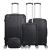 Set de 4 valises - WAVE PARIS - TAGE-C - 4 roues - Noir