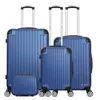 Set de 4 valises - WAVE PARIS - TAGE-C - 4 roues - Marine