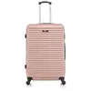 bluestar - valise grand format abs brazilia 4 roues 75 cm - rose dore