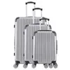 WAVE PARIS - SET DE 3 ABS/PC DENALI-B 4 Roues 75 cm - GRIS
