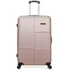 BLUESTAR - Valise Grand Format ABS MIAMI 4 Roues 75 cm - ROSE DORE