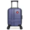 swiss kopper - valise cabine xs uster 4 roues 46 cm - marine