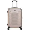 - valise weekend abs congo 4 roues 65 cm - beige