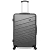 Wave Paris - valise grand format abs tigre 4 roues 75 cm - gris fonce