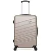 Valise - WAVE PARIS - TIGRE - Weekend - 65 cm - 4 roues - ABS - Beige