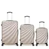 Valise cabine - WAVE PARIS - AMAZONE - 55 cm - 4 roues - Gris