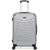 WAVE PARIS - valise weekend abs congo 4 roues 65 cm - gris
