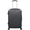 WAVE PARIS - Valise Weekend ABS CONGO 4 Roues 65 cm - NOIR