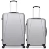 - lot de 2 - valise grand format et valise weekend lanzarote - gris