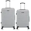 bluestar - lot de 2 - valise grand format et valise weekend brazilia - gris