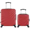 - lot de 2 - valise weekend et valise cabine xxs danube - bordeaux