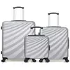 - lot de 3 - valise grand format, valise weekend et valise cabine xxs ...
