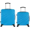 - lot de 2 - valise weekend et valise cabine danube - bleu