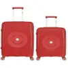 Obago - 2 Valises Weekend et Cabine Orion Rouge Foncé OS