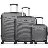 - lot de 3 - valise grand format, valise weekend et valise cabine xxs ...