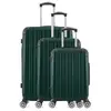 WAVE PARIS - SET DE 3 ABS/PC DENALI-B 4 Roues 75 cm - vert